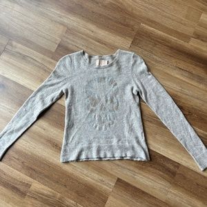 Zadig & Voltaire Rhinestone Skull Sweater